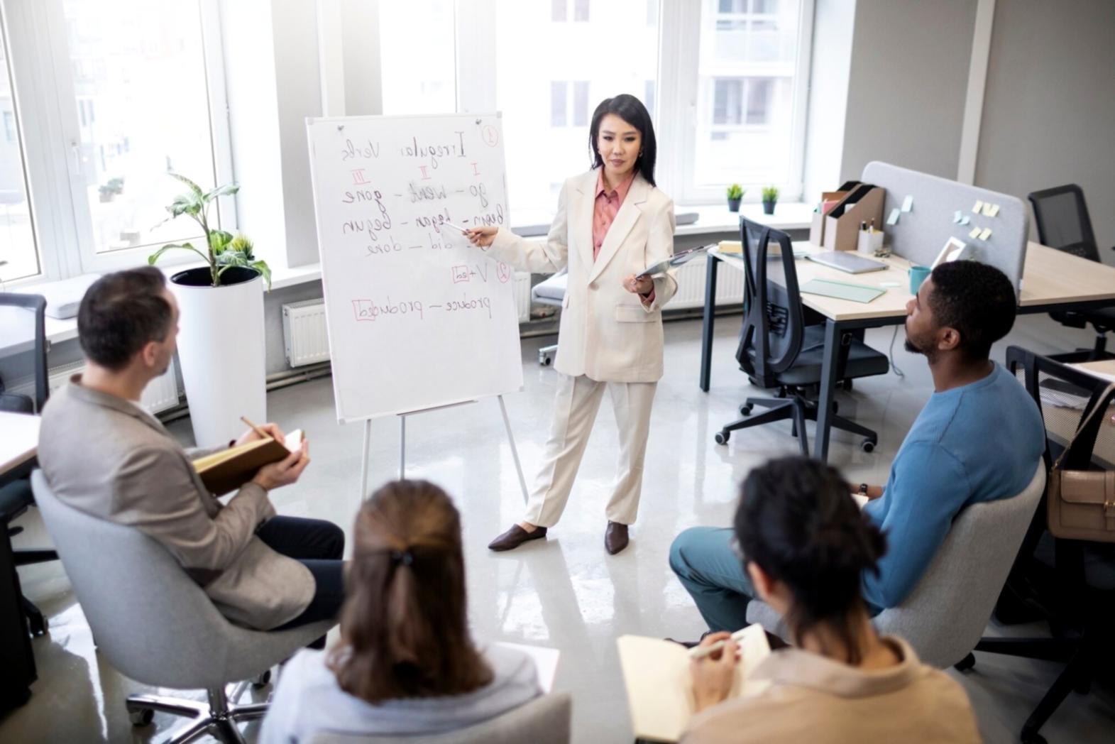 Financial planning workspace with innovative budget analysis tools and research documents